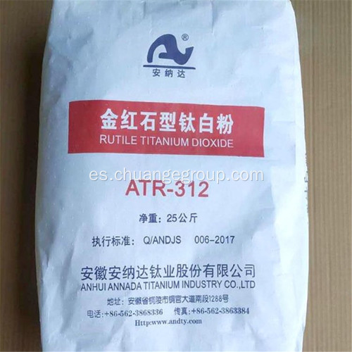 Dióxido de titanio de Annada ATR-312 para pintura y recubrimiento